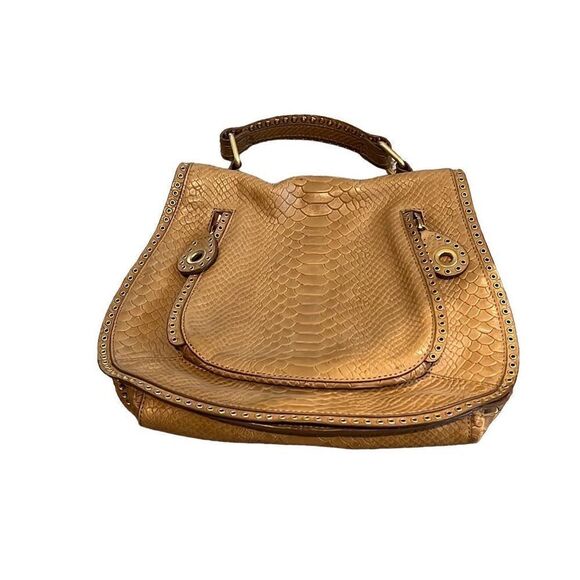 REBECCA MINKOFF Vanity Saddle faux snakeskin purse - Picture 9 of 12